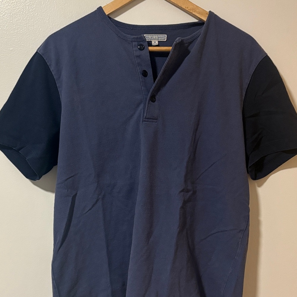 Wallace and Barnes | Two Tone Henley